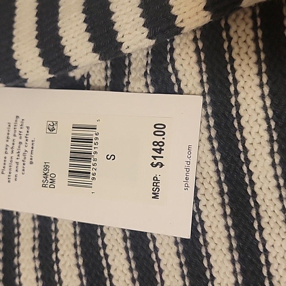 Splendid Lily Striped Cropped Cardigan - Picture 5 of 5